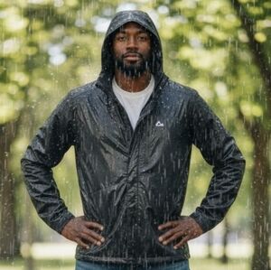 Paradox Men's Charcoal Windbreaker Jacket